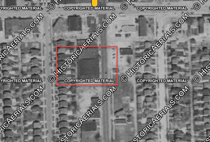 Ambassador Lanes (Argyle Lanes) - 1951 Aerial Of Schaefer Location (newer photo)